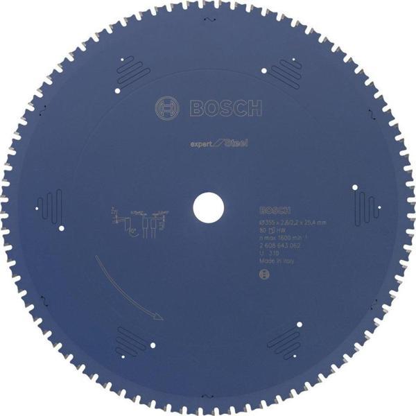 Bosch Expert for Steel 355*25,40 mm 80 Diş - Image 1