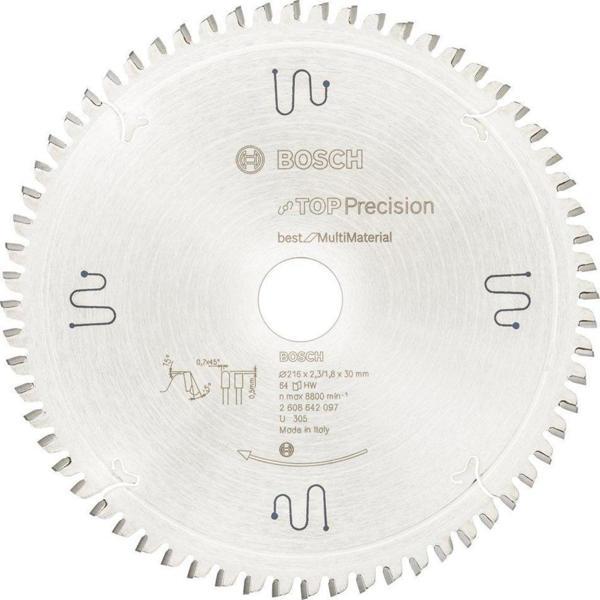 Bosch - Best Serisi Hassas Kesim Çoklu Malzeme için Daire Testere Bıçağı 216*30 mm 64 Diş - Image 1