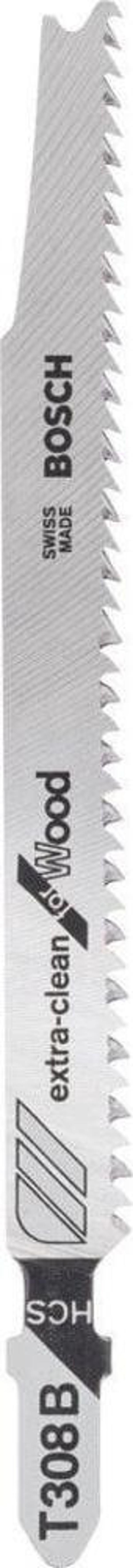 Bosch - Ekstra Temiz Kesim Serisi Ahşap İçin T 308 B Dekupaj Testeresi Bıçağı - 3'Lü Paket - Image 1