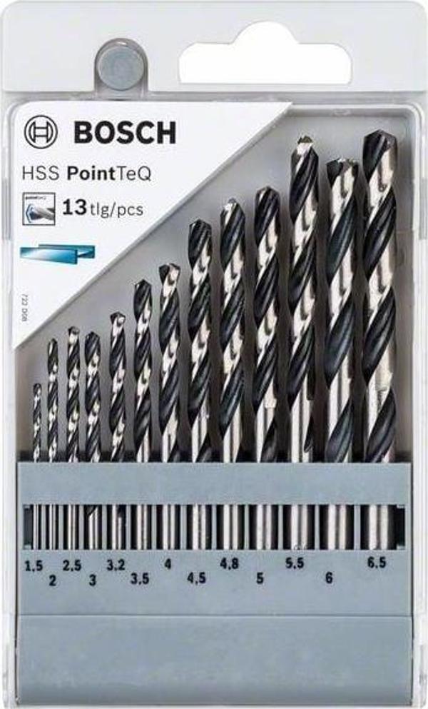 Bosch HSS PointTeQ Delme Uç 13 Parça Metal - Image 1