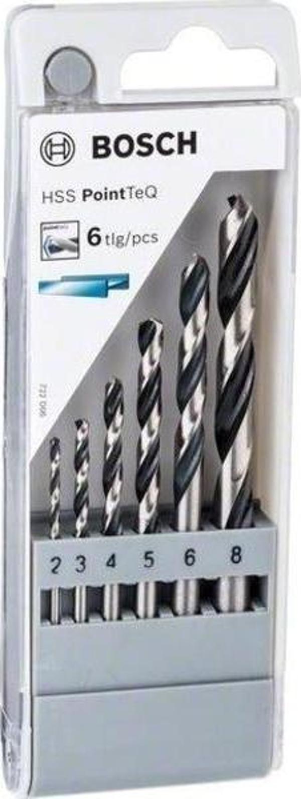 Bosch HSS PointTeQ Delme Uç 6 Parça Metal - Image 1