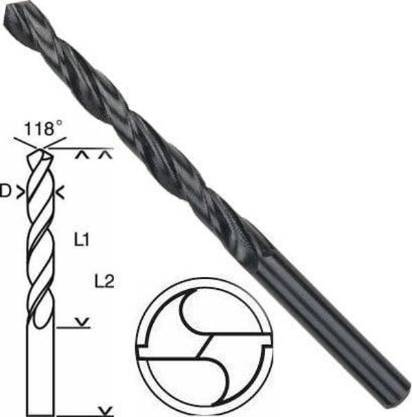 Bosch HSS-R Metal Matkap Uç 8.5x75x117mm - Image 1