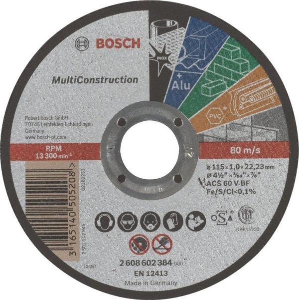 Bosch Kesme Diski MultiConstruction 115x1mm Tüm Malzemeler - Image 1