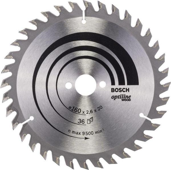 Bosch - Optiline Serisi Ahşap için Daire Testere Bıçağı 160*20/16 mm 36 Diş - Image 1