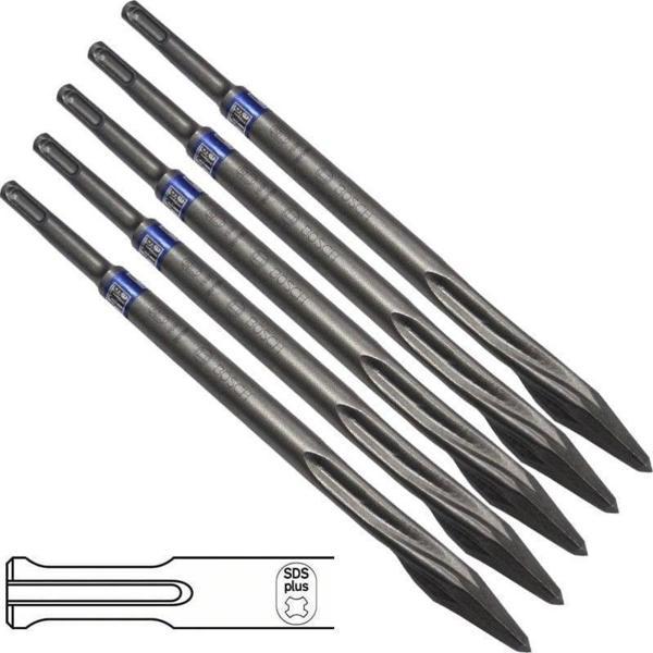 Bosch SDS-Plus Long Life Sivri Keski 250mm 5'li Paket - Image 1