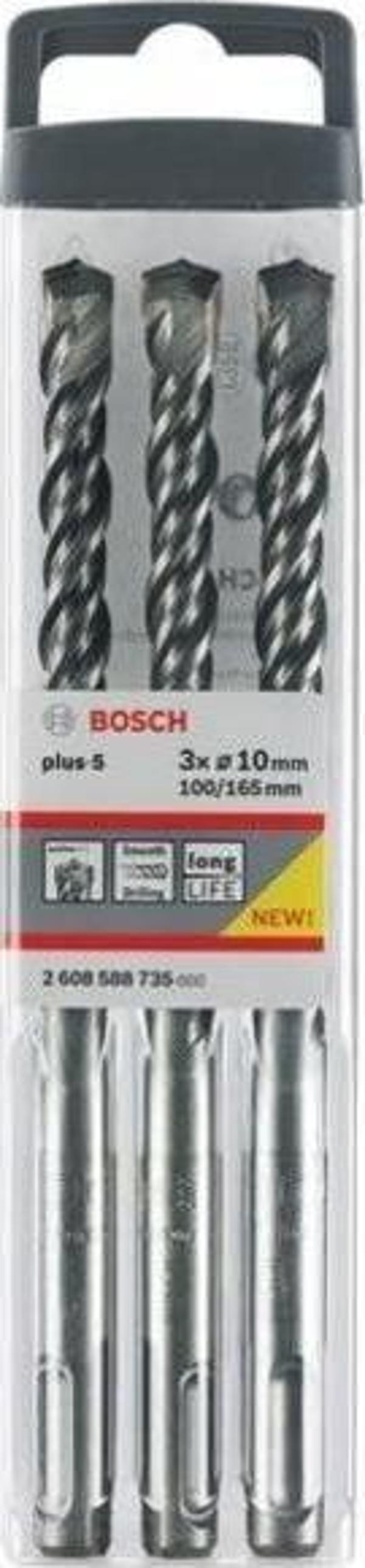 Bosch SDS-Plus Uç 10x100x165mm 3 Parça - Image 1