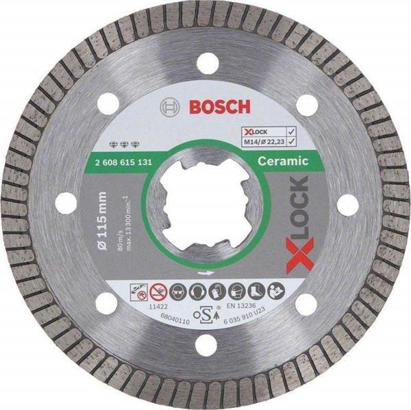 Bosch - X-LOCK - Best Serisi Seramik İçin, Extra Temiz Kesim Turbo Segman  Elmas Kesme Diski 115 mm - Image 1