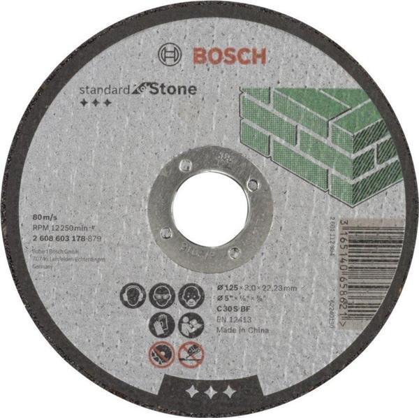 Bosch 125*3,0 mm Standard for Stone Düz - Image 1
