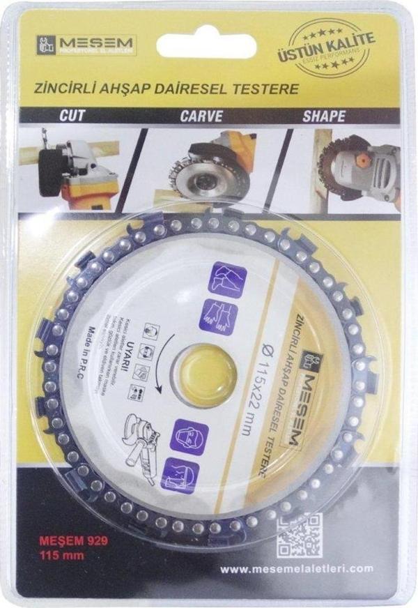 Meşem 929 Ahşap Oyma ve Kesme Diski 115mm - Image 1