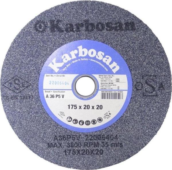 Karbosan 914950 A 36 P5 NK Taşlama Taşı 175x20x20mm - Image 1