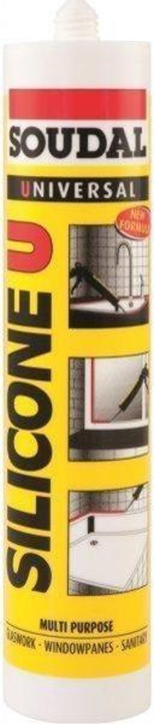 Soudal Silicone U Genel Amaçlı Silikon 280ml - Şeffaf - Image 1