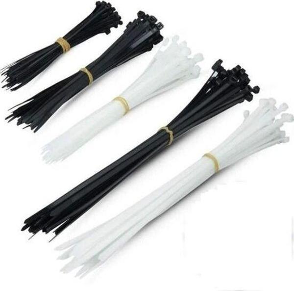 Zenith 3.6x 200 mm Kablo Bağı & Plastik Cırt Siyah Kelepçe  Paket (100ADET) - Image 1