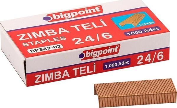 Bigpoint BP342 Zımba Teli 24/6 Bakır (10 lu Paket) - Image 1