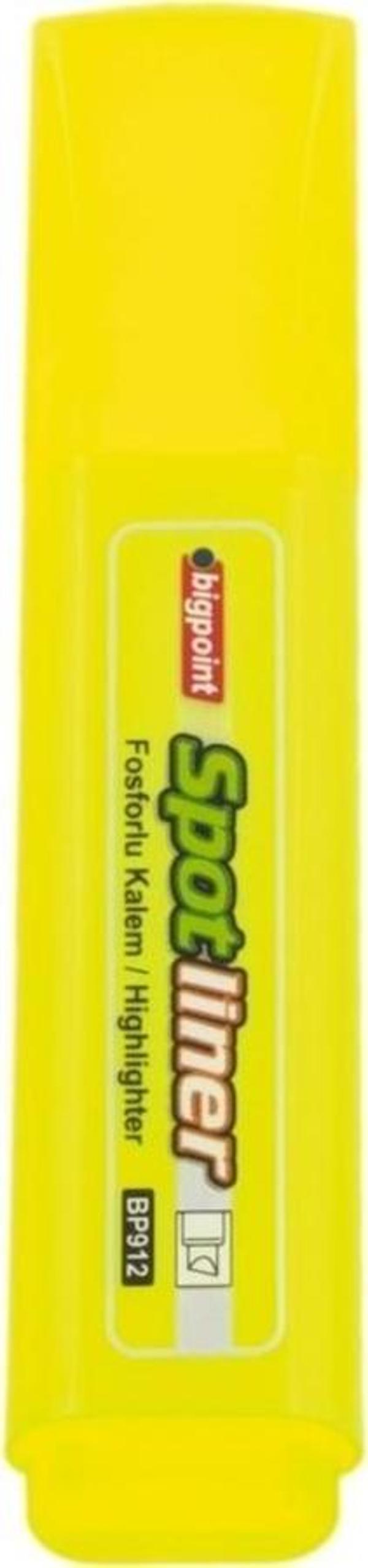 Bigpoint BP912 Fosforlu Kalem Sarı (5 li Paket) - Image 1