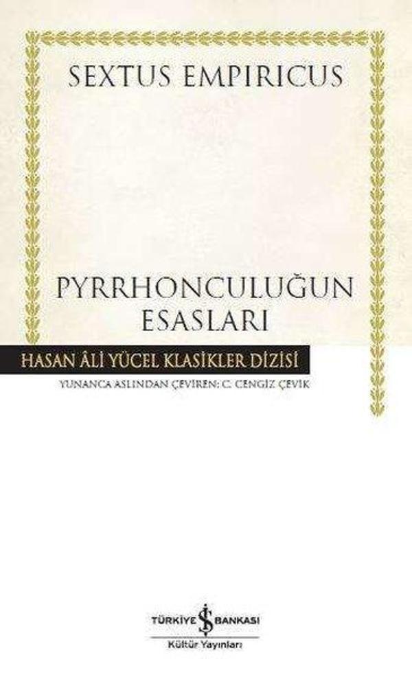 Pyrrhonculuğun Esasları - Hasan Ali Yücel Klasikleri - İş Bankası Kültür Yayınları - Image 1