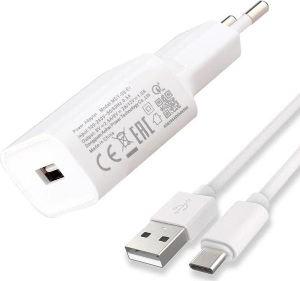 FitPlus Quick Charge 6 2.5A Şarj Aleti ve USB-Type-C Kablo Set - Image 1