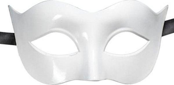 Beyaz Renk Masquerade Kostüm Partisi Venedik Balo Maskesi - Image 1