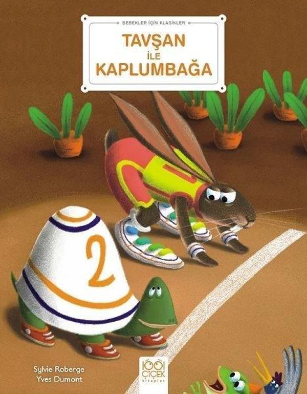 Tavşan ile Kaplumbağa - Bebekler İçin Klasikler - 1001 Çiçek - Image 1