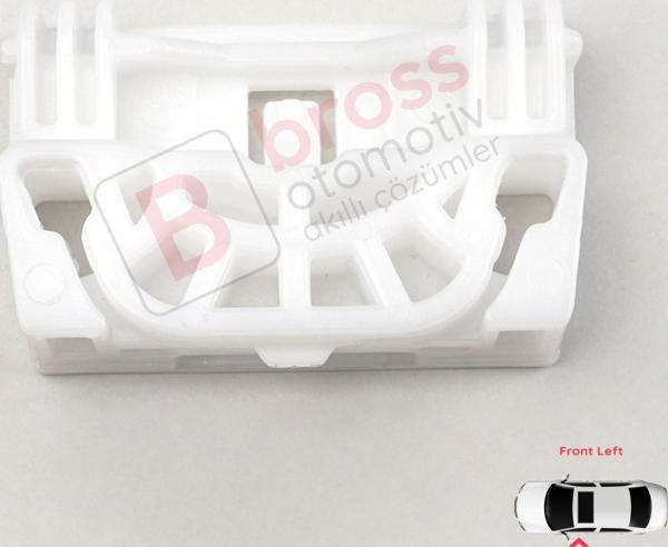 Mercedes Vito Viano Mixto MK2 W639 2011-2014 6397200446 İçin Ön Sol Kapı Cam Kriko Tamir Plastiği - Image 1