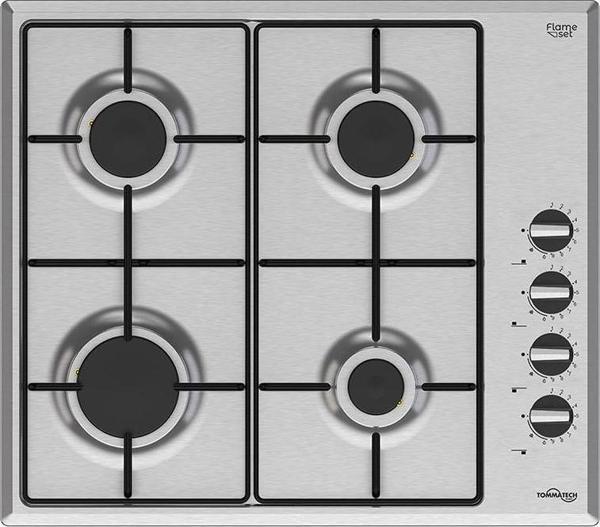 Tommatech Tao6007Im Ankastre Gazlı Ocak 60 Cm Inox Metal - Image 1