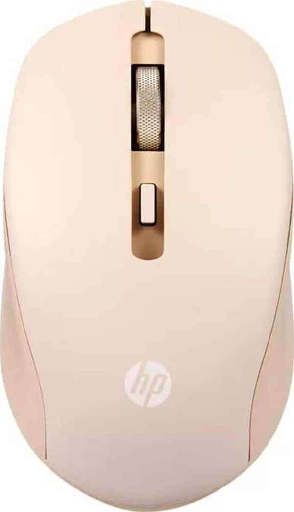 HP S1000 Plus 1600 DPI Kablosuz Wireless Mouse Rose Gold - Image 1
