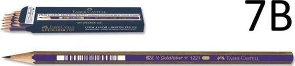 Faber-Castell Goldfaber 1221 Dereceli Kalem 7B 12'li KUTU - Image 1