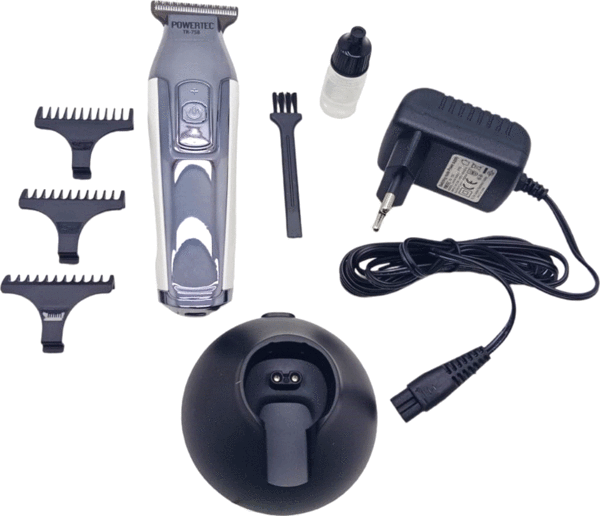 POWERTEC TR-758 DİJİTAL HIZ AYARLI SAÇ SAKAL MAKİNESİ (2818) - Image 1