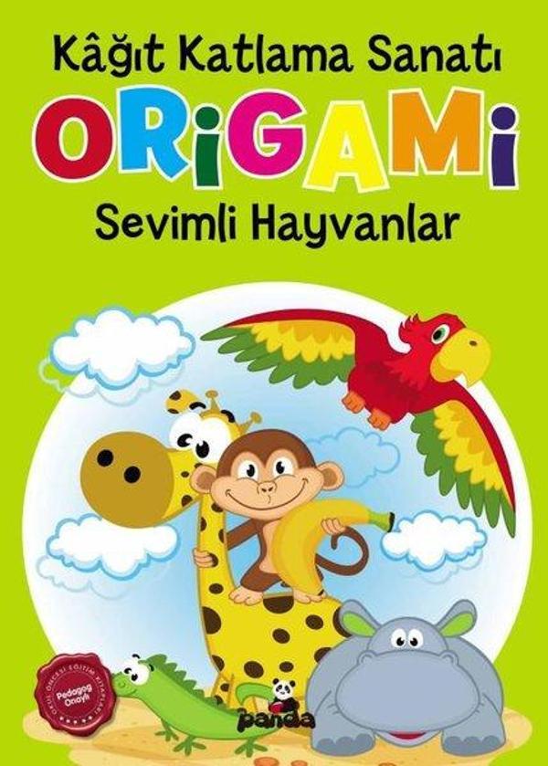 Kağıt Katlama Sanatı - Origami - Sevimli Hayvanlar - Panda - Image 1