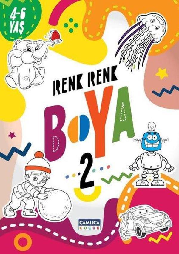 Renk Renk Boya - 2 - Çamlıca Çocuk Yayınları - Image 1