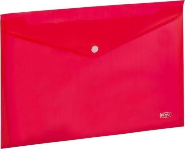 Kraf Çıtçıtlı Dosya A4 KIRMIZI - Image 1