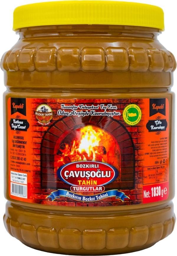 Bozkırlı Çavuşoğlu Odun Ateşinde Kepekli Bozkır Tahini 1830g - Image 1