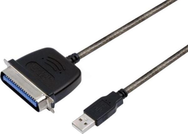 S-link Swapp SW-U614 Siyah USB to Parallel (CN36M) Kablo - Image 1