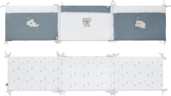 Gezenbebe Hero Bebek & Çocuklar İçin Nakışlı Karyola Kenar Koruyucu (40X180) Koala - Image 1