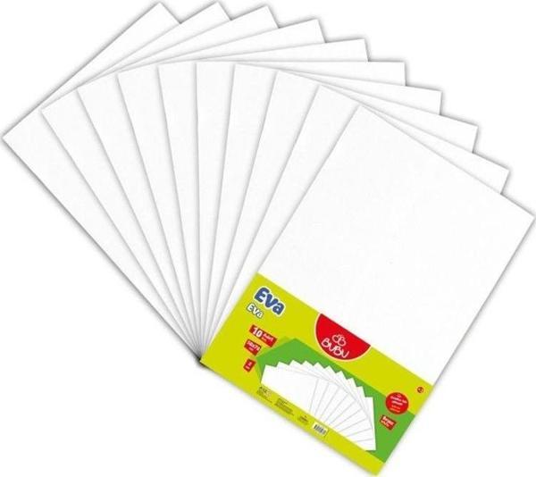 BuBu 50x70 cm Eva Beyaz 10'lu Paket - Image 1