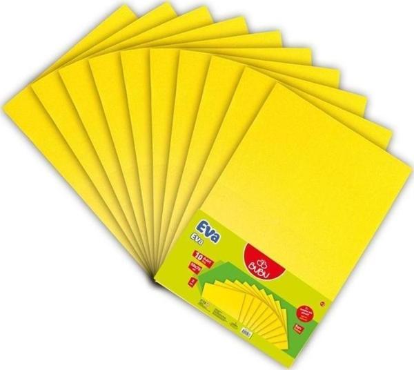 BuBu 50x70 cm Eva Sarı 10'lu Paket - Image 1
