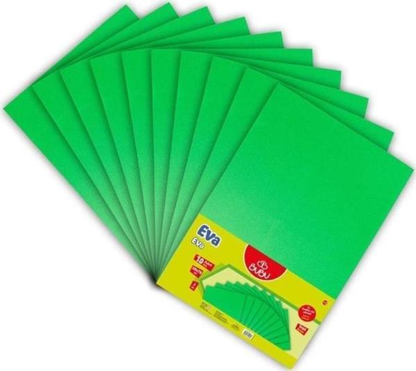 BuBu 50x70 cm Eva Yeşil 10'lu Paket - Image 1