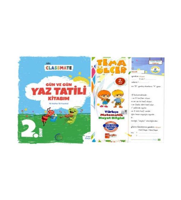 2. Sınıf Gün Ve Gün Yaz Tatili Kitabım Ve Tüm Dersler Yaprak Test - 5 Renk Yayınları - Image 1