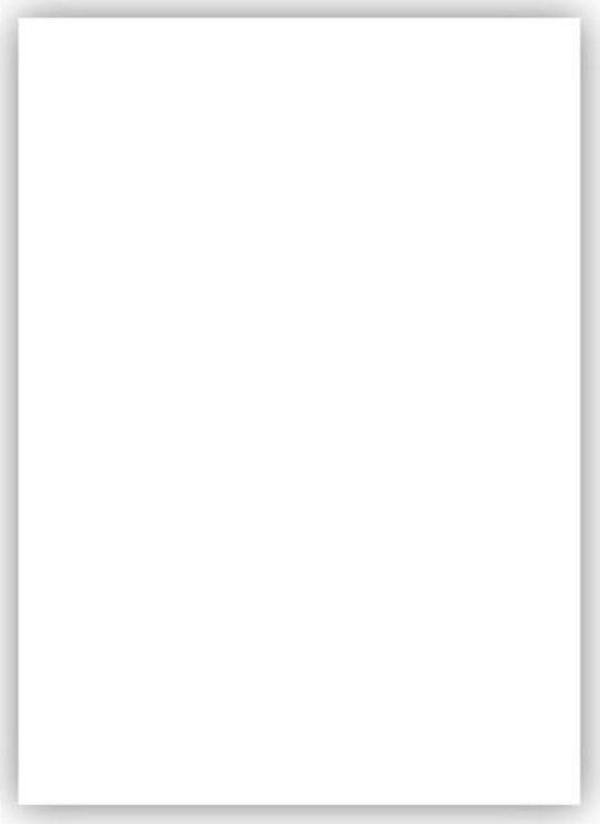 Bigpoint Fon Kartonu 50x70cm 160 Gram Beyaz 100'lü Paket - Image 1