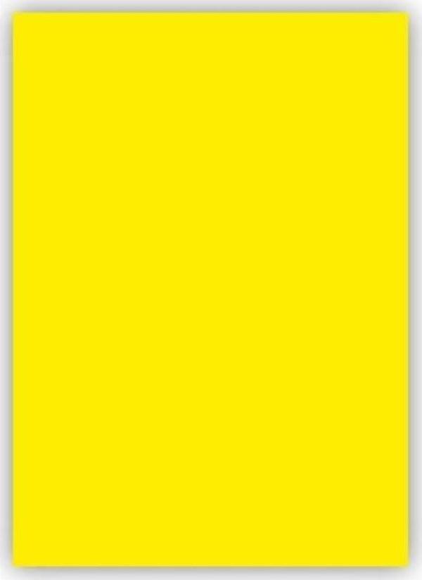 Bigpoint Fon Kartonu 50x70cm 160 Gram Limon Sarısı 100'lü Paket - Image 1