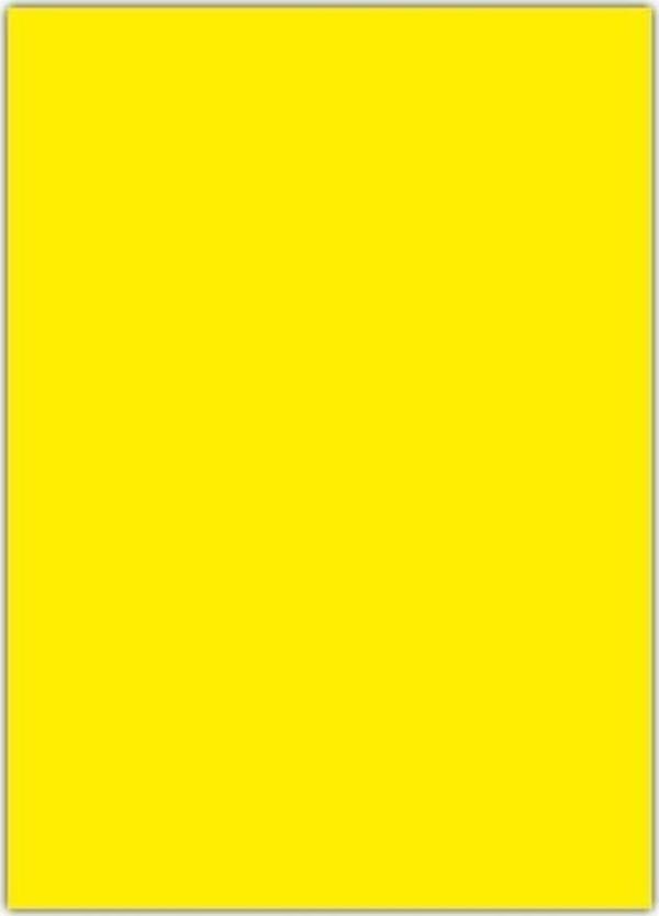 Bigpoint Fosforlu Fon Kartonu 50x70cm Sarı 50'li Paket - Image 1