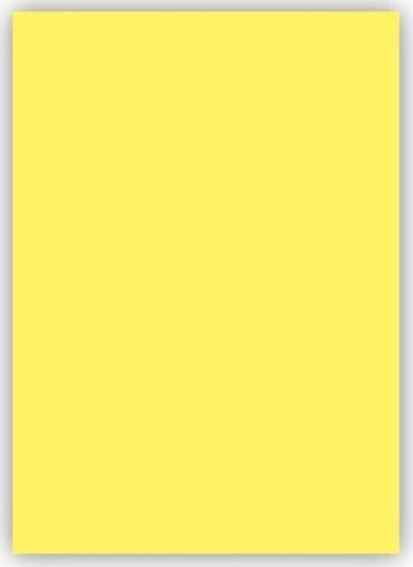 Bigpoint Fon Kartonu 50x70cm 120 Gram Sarı 100'lü Paket - Image 1