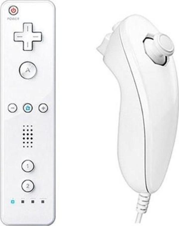 Nintendo Wii Remote + Nunchuck Controller Motion Pluslı - Image 1