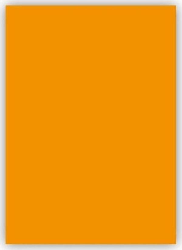 Bigpoint Fon Kartonu 50x70cm 120 Gram Turuncu 100'lü Paket - Image 1