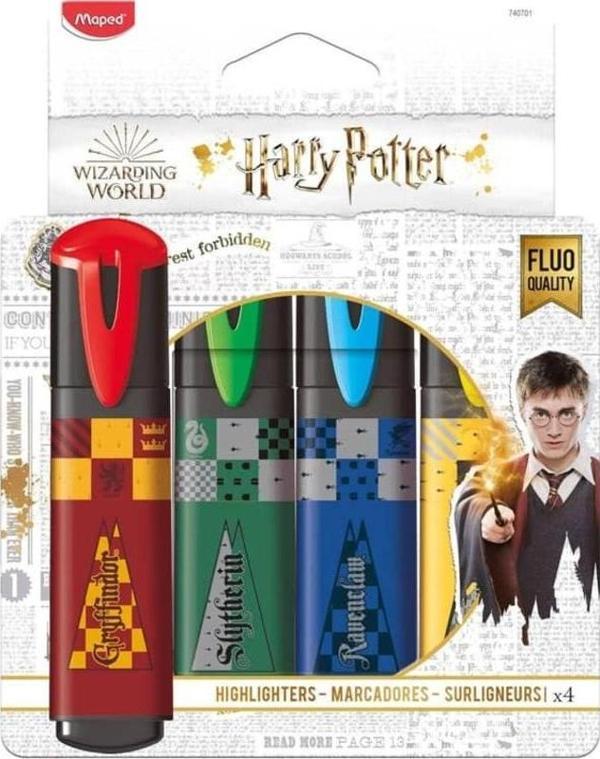 Maped Harry Potter Fosforlu Kalem 4'lü 740701 - Image 1