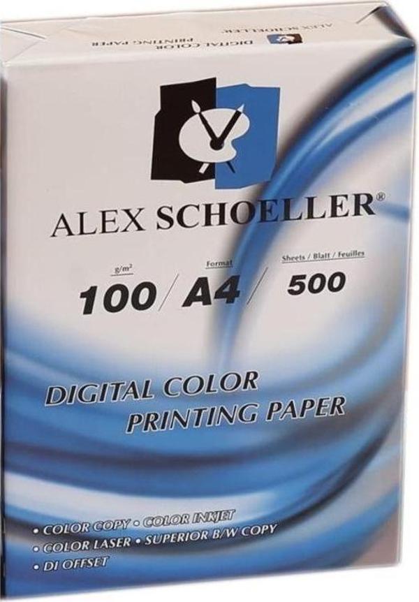 Alex Schoeller Gramajlı Fotokopi Kağıdı 100 gr. A4 500'lü Paket - Image 1