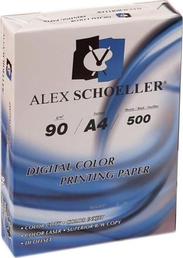 Alex Schoeller Gramajlı Fotokopi Kağıdı 90 gr. A4 500'lü Paket - Image 1