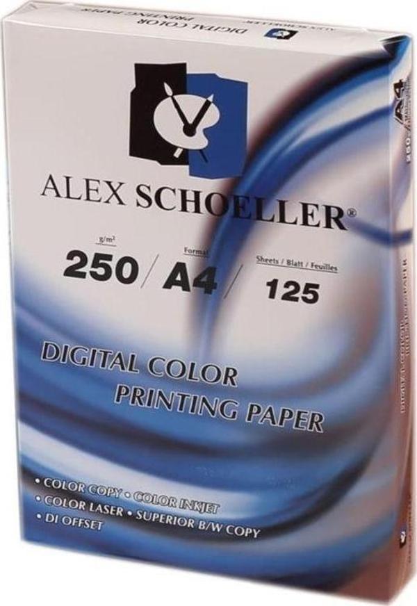 Alex Schoeller Gramajlı Fotokopi Kağıdı 250 gr. A4 125'li Paket - Image 1