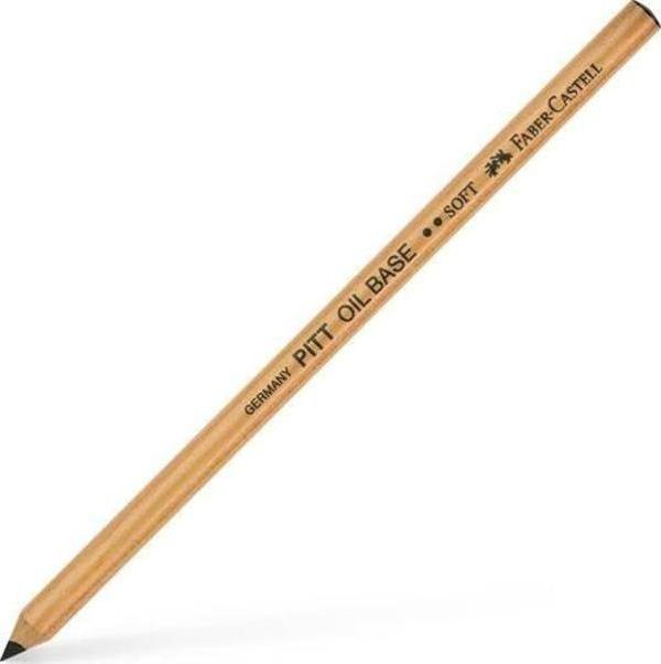 Faber-Castell Pitt Monochrome Çizim Kalemi OIL BASE SİYAH SOFT - Image 1