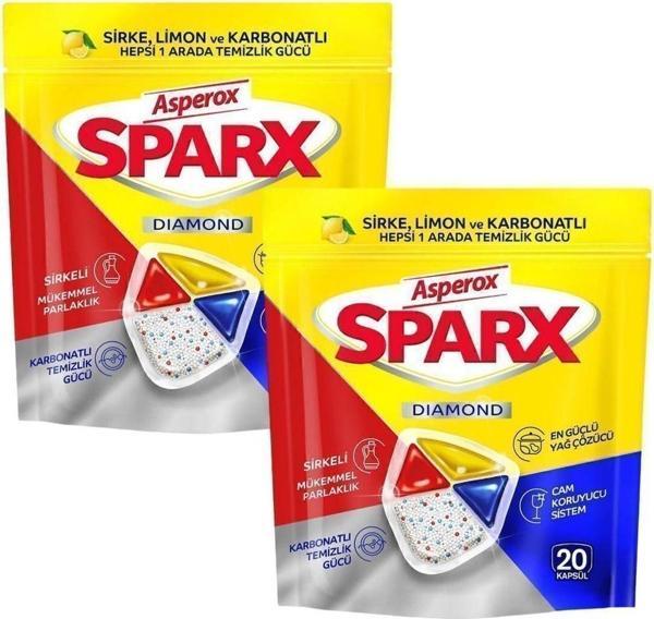 Asperox Sparx Bulaşık Tableti 20x2 40Adet - Image 1