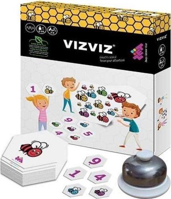 VIZ VIZ Dikkat ve Zeka Oyunu 4+ Yaş 8 Oyuncu - Image 1